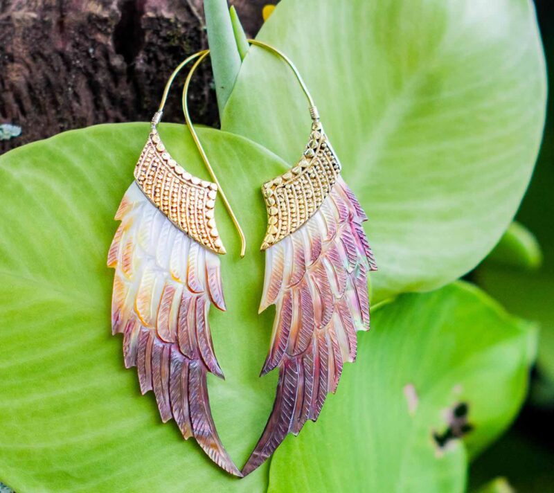 wings earrings