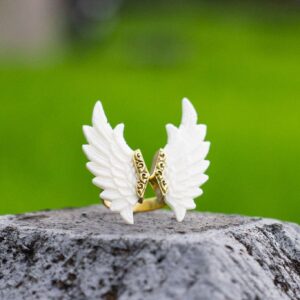 angel wing ring