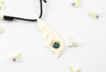 bali feather necklace boho