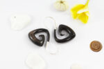 horn triangle earrings