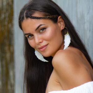angel wing earrings