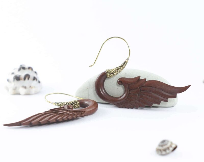 swan earrings