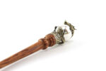 wooden hairstick with dragon tip